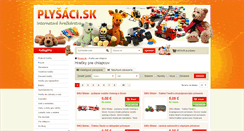 Desktop Screenshot of hracky-pre-chlapcov.plysaci.sk