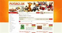 Desktop Screenshot of hracky-6-10-rokov.plysaci.sk