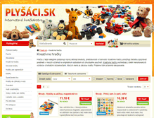 Tablet Screenshot of kreativne-hracky.plysaci.sk