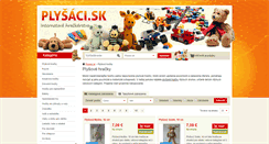 Desktop Screenshot of plysove-hracky.plysaci.sk
