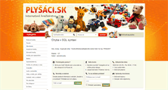 Desktop Screenshot of pre-dievcata.plysaci.sk